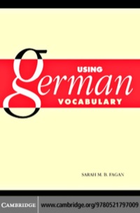 Using German Vocabulary Ebook